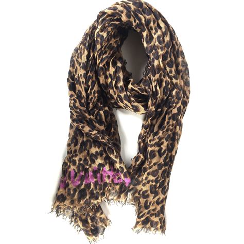 louis vuitton pink leopard scarf|Louis Vuitton leopard scarf price.